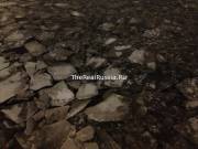 Ice drift in Moscow river